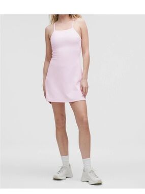 Lululemon Athletica Light Pink Side-Slit Cami Dress